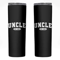 Promoted To Uncle Est 2026 Skinny Tumbler New Uncle Gift