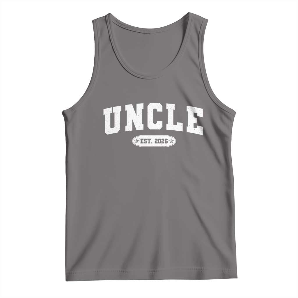 Promoted To Uncle Est 2026 Tank Top New Uncle Gift