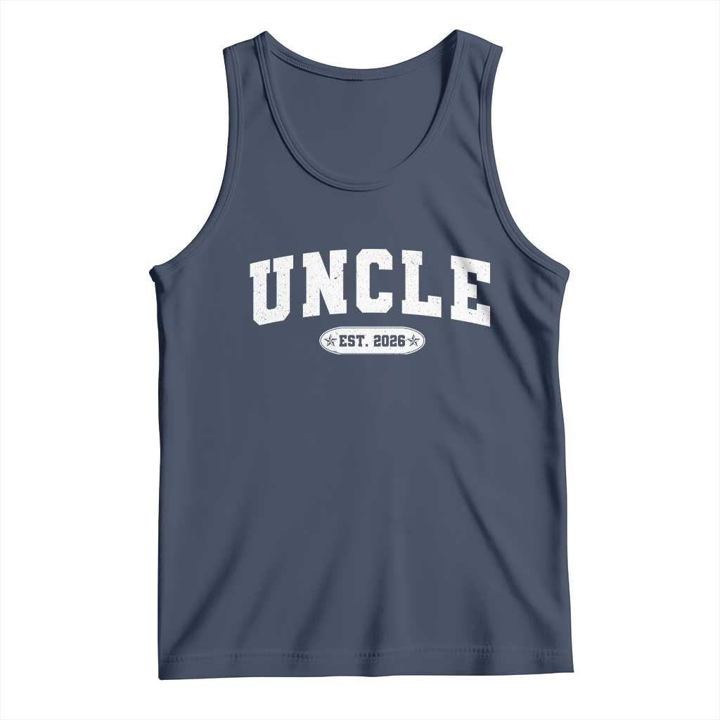 Promoted To Uncle Est 2026 Tank Top New Uncle Gift