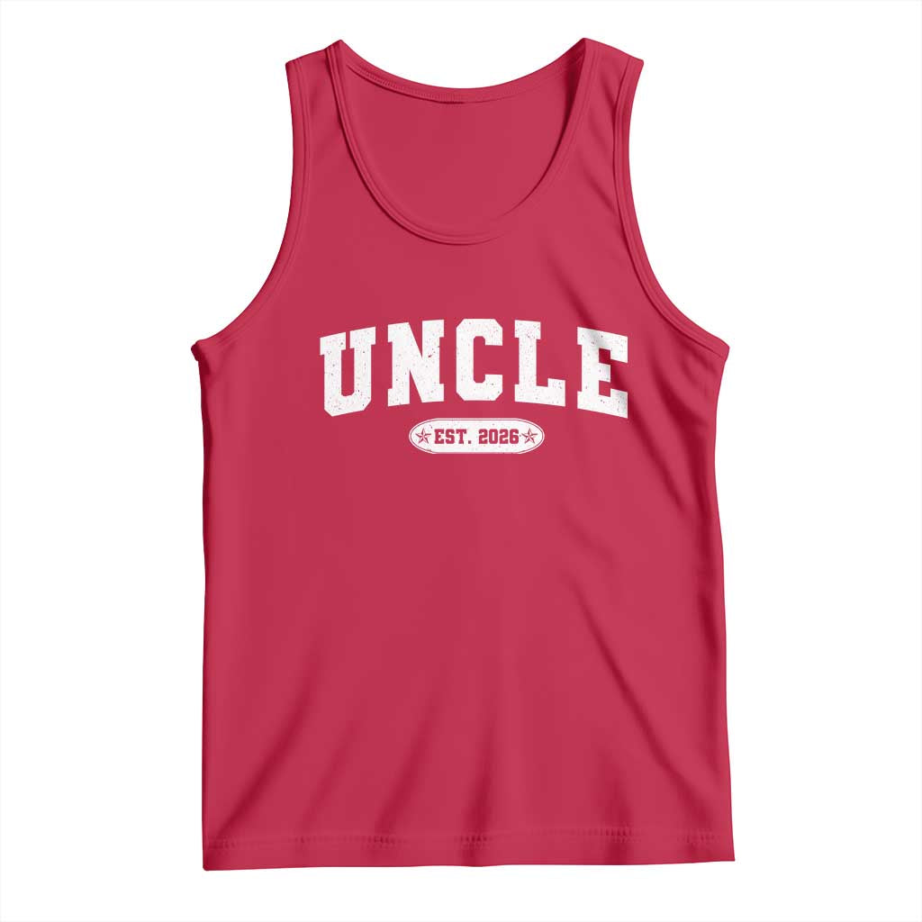 Promoted To Uncle Est 2026 Tank Top New Uncle Gift