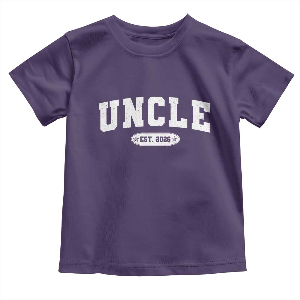Promoted To Uncle Est 2026 Toddler T Shirt New Uncle Gift