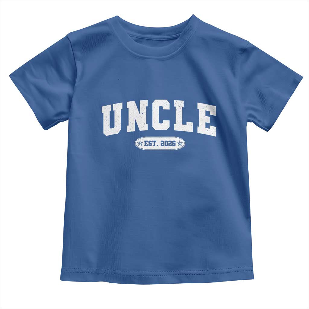 Promoted To Uncle Est 2026 Toddler T Shirt New Uncle Gift