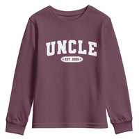 Promoted To Uncle Est 2026 Youth Sweatshirt New Uncle Gift
