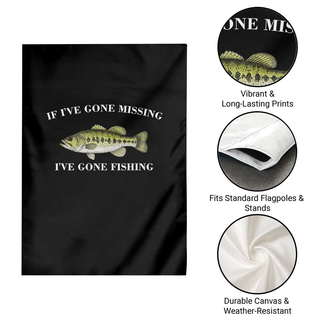Funny Bass Fishing Garden Flag Largemouth Bass Anglers Outdoor Lovers