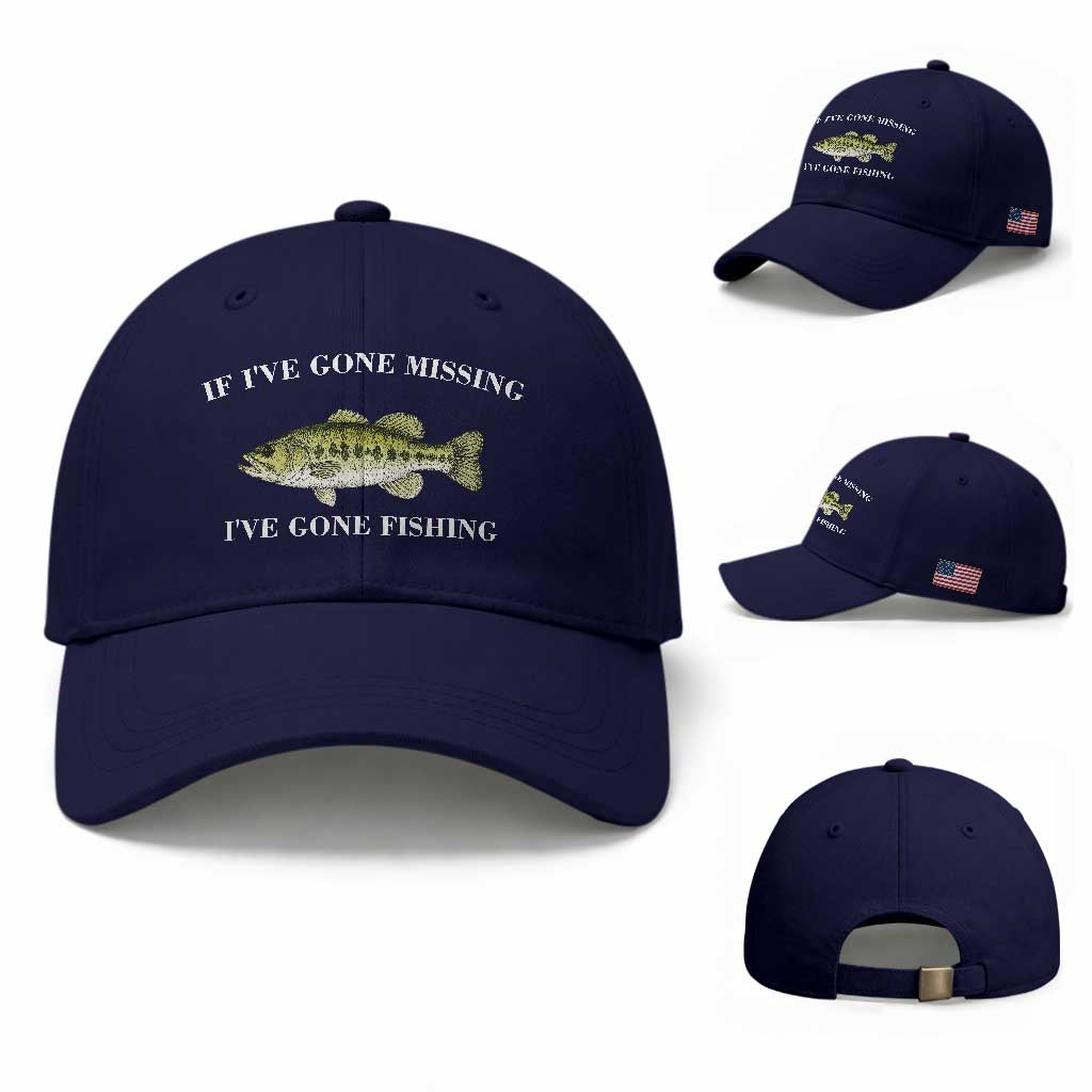 Funny Bass Fishing Baseball Cap Largemouth Bass Anglers Outdoor Lovers