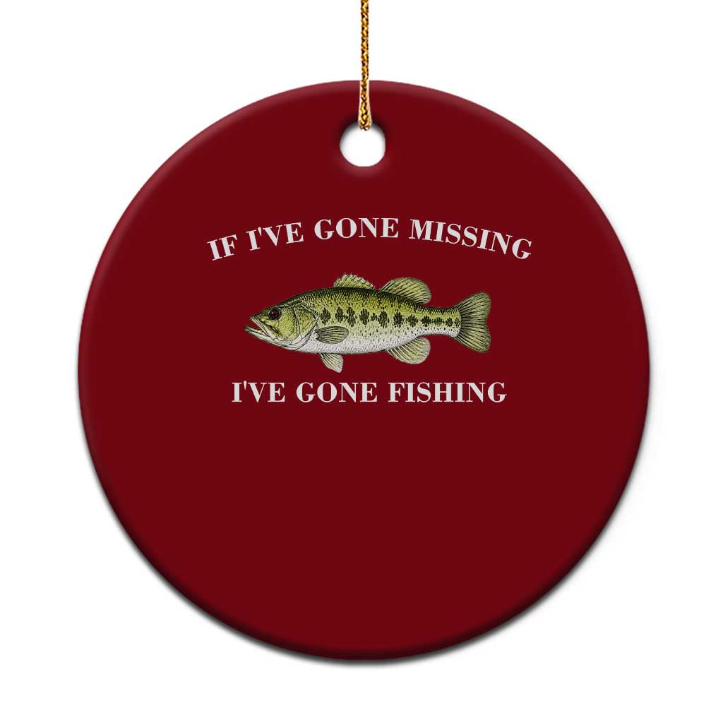 Funny Bass Fishing Ceramic Ornament Largemouth Bass Anglers Outdoor Lovers