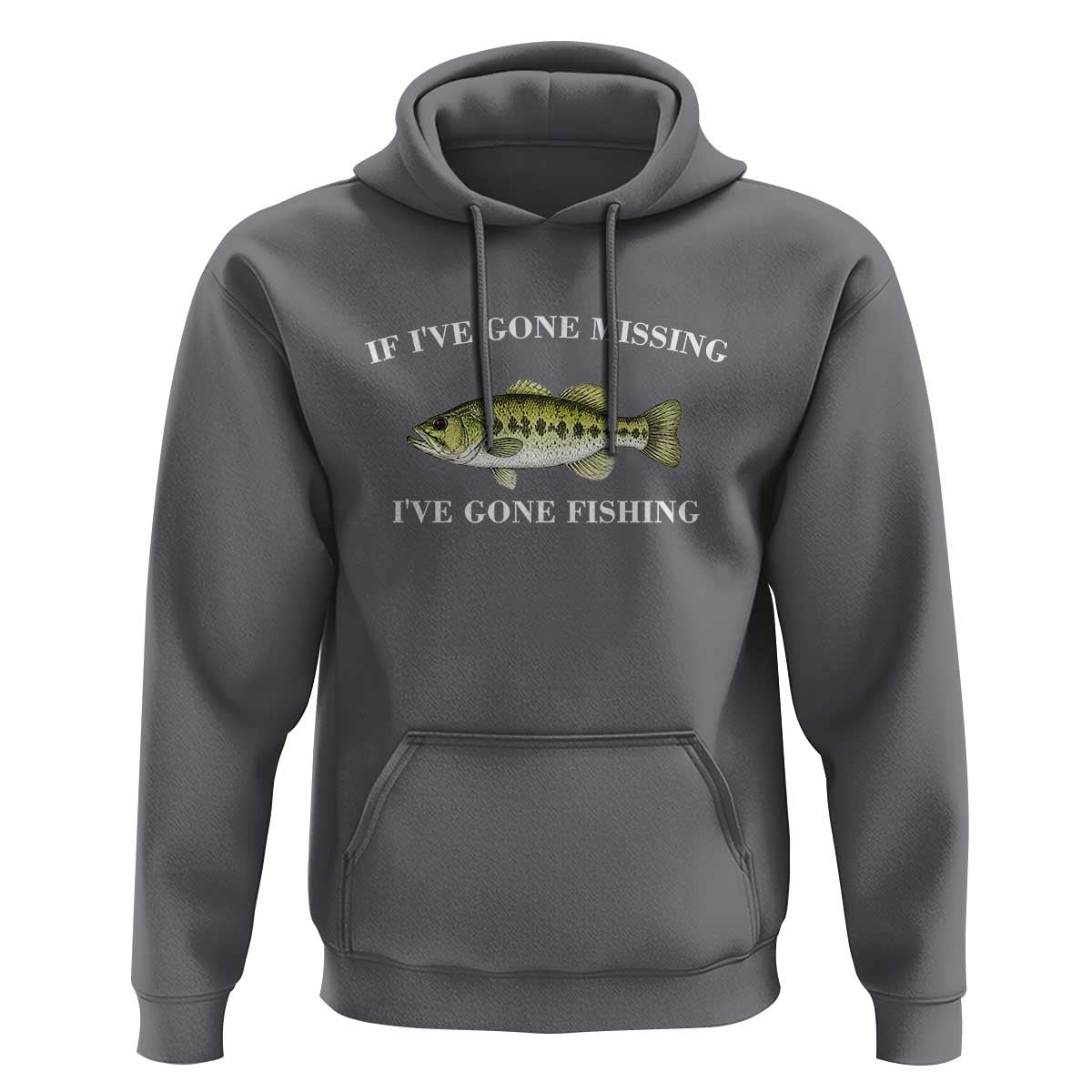 Funny Bass Fishing Hoodie Largemouth Bass Anglers Outdoor Lovers