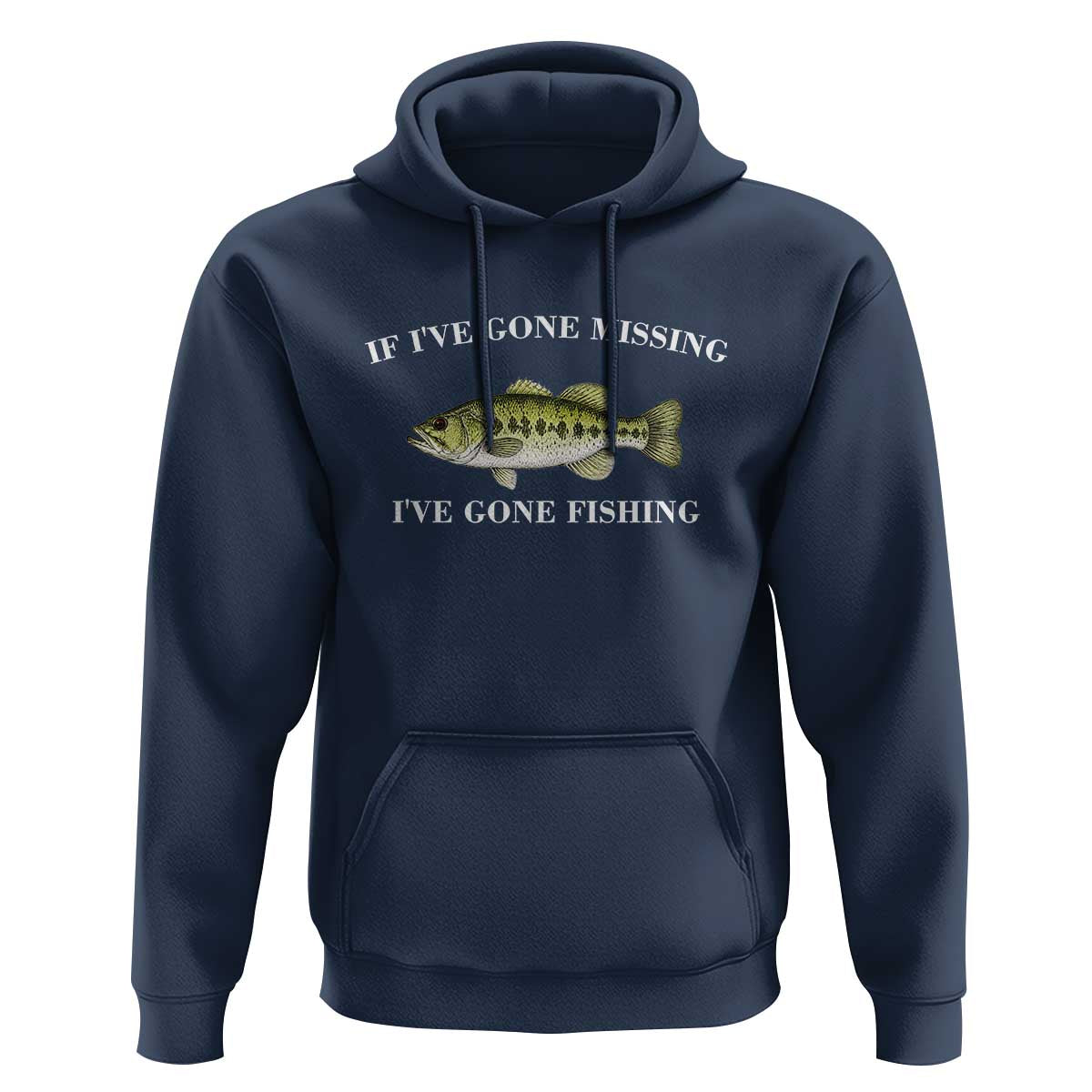 Funny Bass Fishing Hoodie Largemouth Bass Anglers Outdoor Lovers