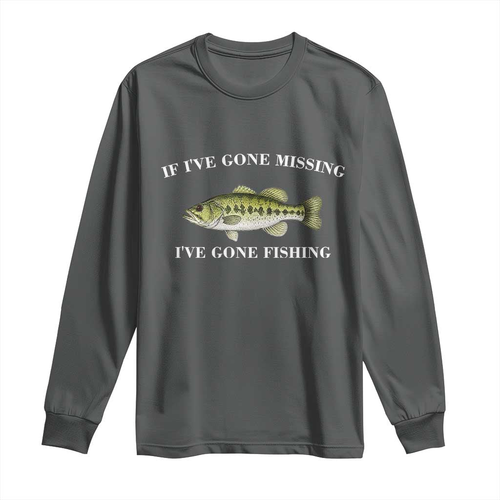 Funny Bass Fishing Long Sleeve Shirt Largemouth Bass Anglers Outdoor Lovers