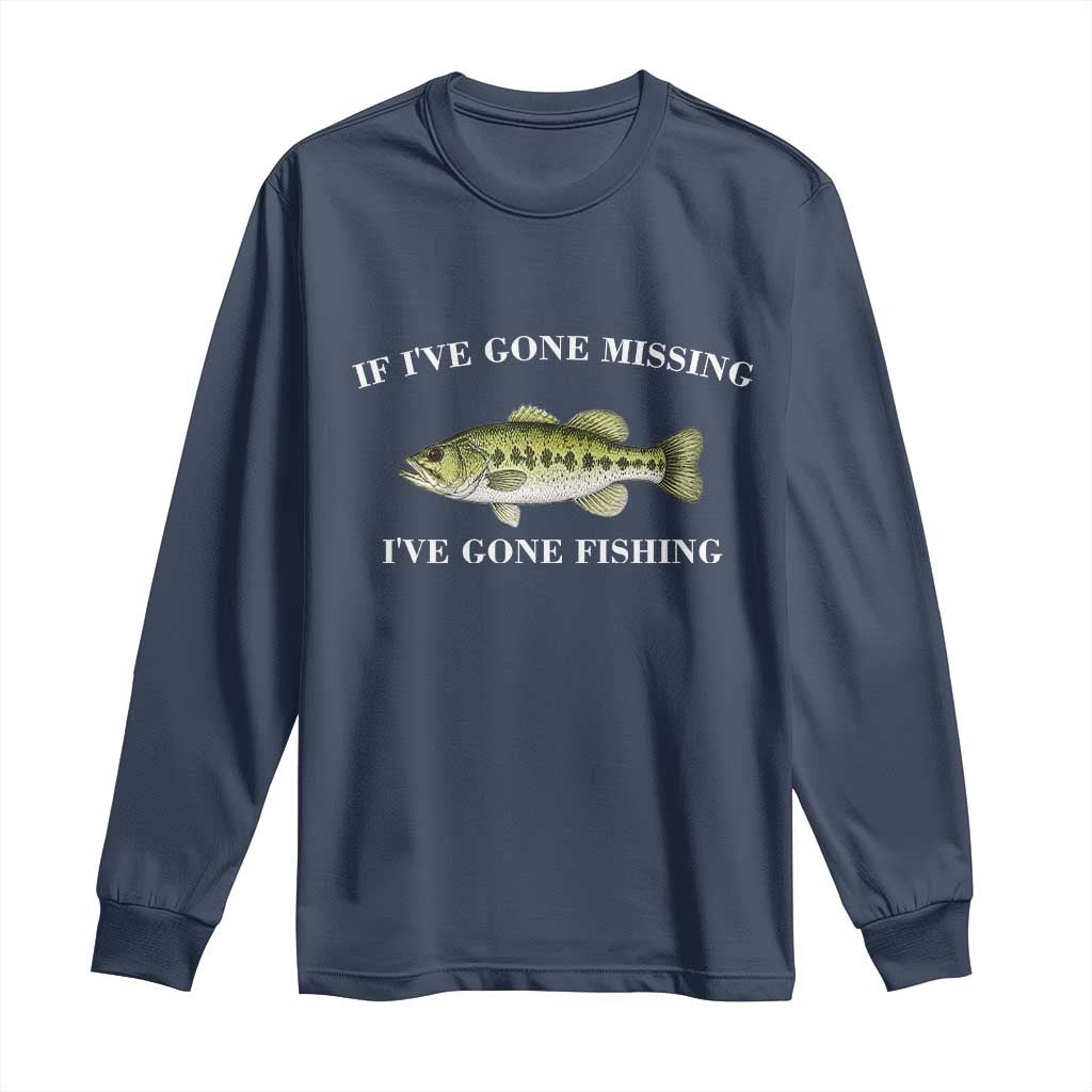 Funny Bass Fishing Long Sleeve Shirt Largemouth Bass Anglers Outdoor Lovers
