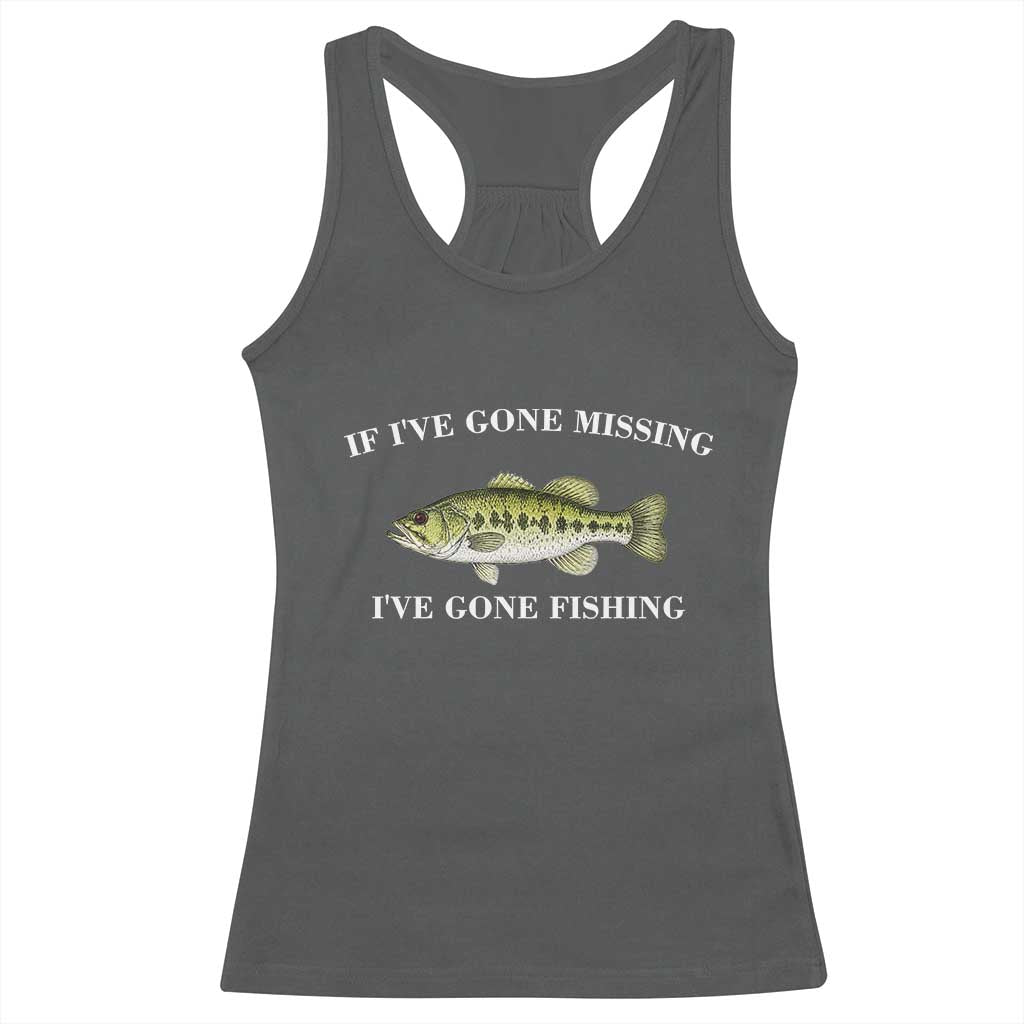 Funny Bass Fishing Racerback Tank Top Largemouth Bass Anglers Outdoor Lovers