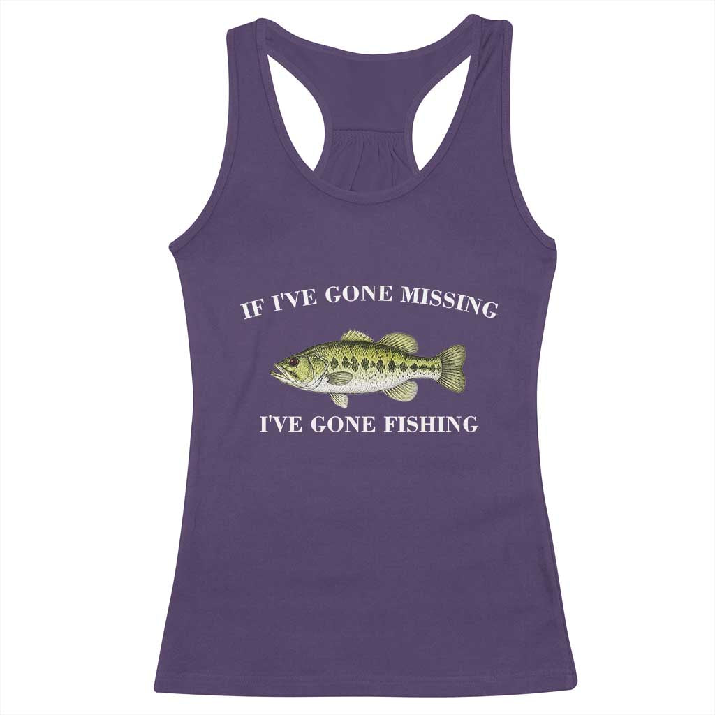 Funny Bass Fishing Racerback Tank Top Largemouth Bass Anglers Outdoor Lovers