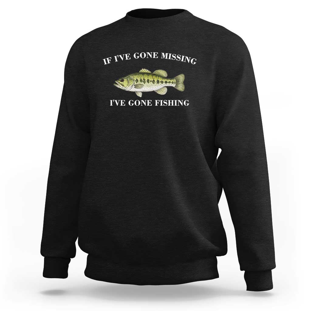 Funny Bass Fishing Sweatshirt Largemouth Bass Anglers Outdoor Lovers