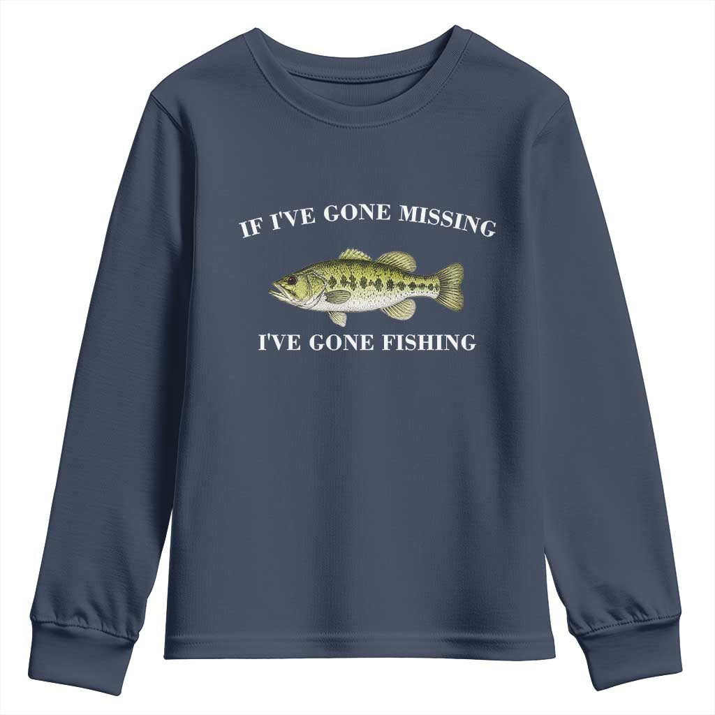 Funny Bass Fishing Youth Sweatshirt Largemouth Bass Anglers Outdoor Lovers