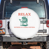 Chill Pug Spare Tire Cover Vintage Dog Lovers Relax Nothing Is Under Control Summer Chilling Vibes