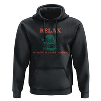 Chill Pug Hoodie Vintage Dog Lovers Relax Nothing Is Under Control Summer Chilling Vibes