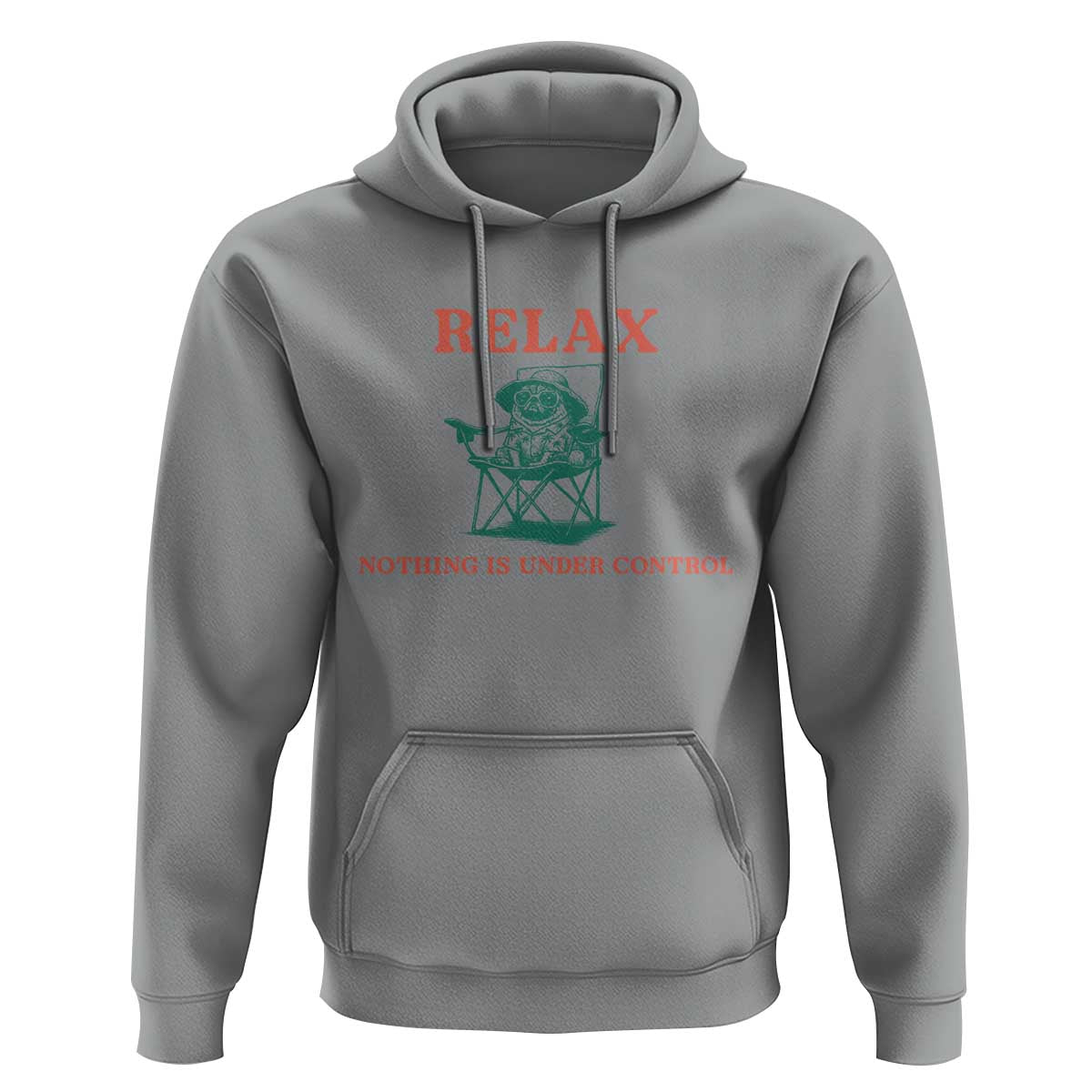 Chill Pug Hoodie Vintage Dog Lovers Relax Nothing Is Under Control Summer Chilling Vibes