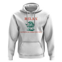 Chill Pug Hoodie Vintage Dog Lovers Relax Nothing Is Under Control Summer Chilling Vibes