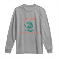 Chill Pug Long Sleeve Shirt Vintage Dog Lovers Relax Nothing Is Under Control Summer Chilling Vibes