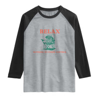Chill Pug Raglan Shirt Vintage Dog Lovers Relax Nothing Is Under Control Summer Chilling Vibes