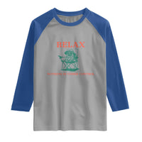 Chill Pug Raglan Shirt Vintage Dog Lovers Relax Nothing Is Under Control Summer Chilling Vibes