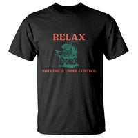 Chill Pug T Shirt Vintage Dog Lovers Relax Nothing Is Under Control Summer Chilling Vibes