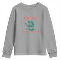 Chill Pug Youth Sweatshirt Vintage Dog Lovers Relax Nothing Is Under Control Summer Chilling Vibes