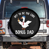Funny Stepdad Silly Goose Spare Tire Cover Off To Be The Cool Bonus Dad