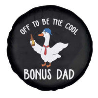 Funny Stepdad Silly Goose Spare Tire Cover Off To Be The Cool Bonus Dad