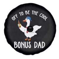 Funny Stepdad Silly Goose Spare Tire Cover Off To Be The Cool Bonus Dad