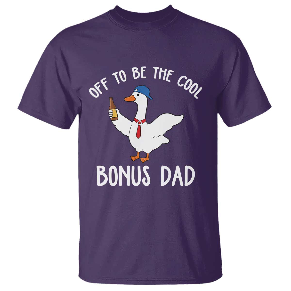 Funny Stepdad Silly Goose T Shirt Off To Be The Cool Bonus Dad