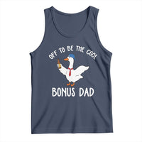 Funny Stepdad Silly Goose Tank Top Off To Be The Cool Bonus Dad
