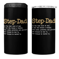 Stepdad Gifts 4 in 1 Can Cooler Tumbler Step Dad Definition Bonus Dad Fathers Day
