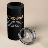 Stepdad Gifts 4 in 1 Can Cooler Tumbler Step Dad Definition Bonus Dad Fathers Day