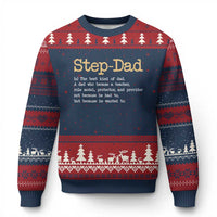 Stepdad Gifts Ugly Christmas Sweater Step Dad Definition Bonus Dad Fathers Day