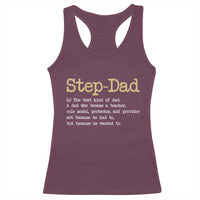 Stepdad Gifts Racerback Tank Top Step Dad Definition Bonus Dad Fathers Day