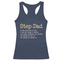 Stepdad Gifts Racerback Tank Top Step Dad Definition Bonus Dad Fathers Day