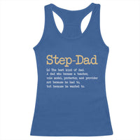 Stepdad Gifts Racerback Tank Top Step Dad Definition Bonus Dad Fathers Day