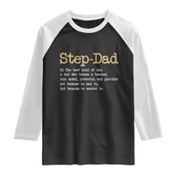 Stepdad Gifts Raglan Shirt Step Dad Definition Bonus Dad Fathers Day