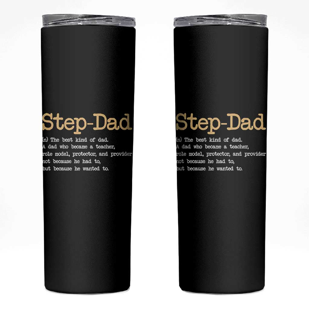 Stepdad Gifts Skinny Tumbler Step Dad Definition Bonus Dad Fathers Day