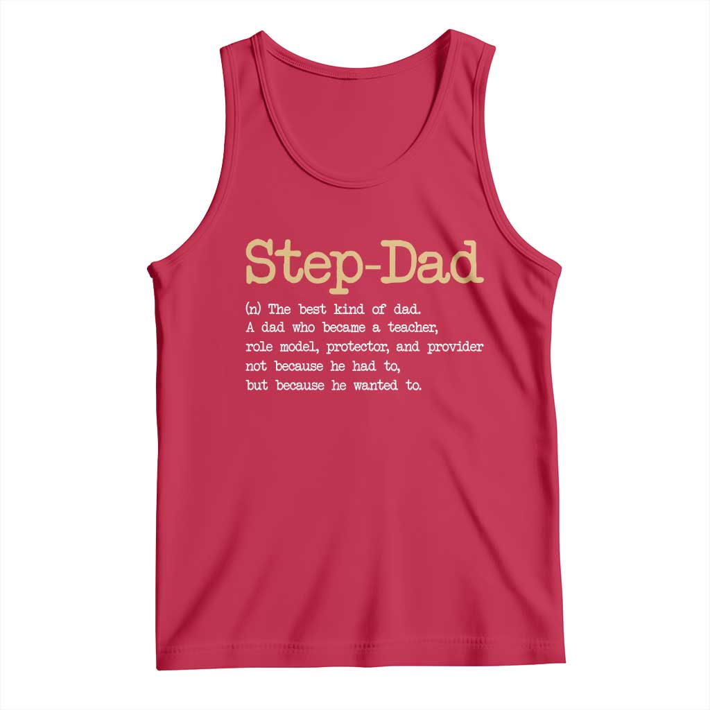 Stepdad Gifts Tank Top Step Dad Definition Bonus Dad Fathers Day