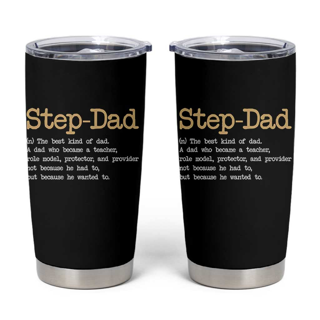 Stepdad Gifts Tumbler Cup Step Dad Definition Bonus Dad Fathers Day