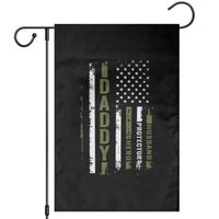 Daddy Husband Protector Hero Garden Flag Fathers Day Vintage American Flag