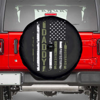 Daddy Husband Protector Hero Spare Tire Cover Fathers Day Vintage American Flag