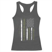 Daddy Husband Protector Hero Racerback Tank Top Fathers Day Vintage American Flag
