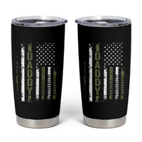 Daddy Husband Protector Hero Tumbler Cup Fathers Day Vintage American Flag