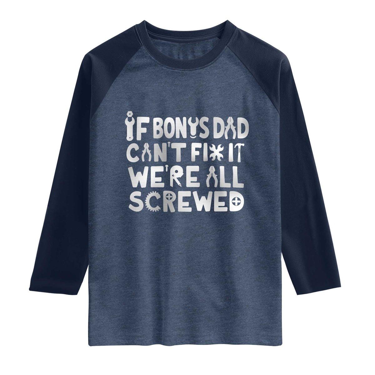 Funny Stepdad Gifts Raglan Shirt If Bonus Dad Cant Fix It Stepfather Fathers Day