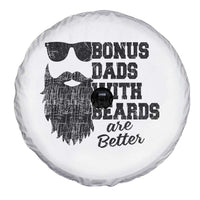 Bonus Dads With Beards Are Better Spare Tire Cover Retro Step Dad Fathers Day