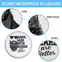 Bonus Dads With Beards Are Better Spare Tire Cover Retro Step Dad Fathers Day
