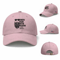 Bonus Dads With Beards Are Better Baseball Cap Retro Step Dad Fathers Day